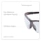 Uvex Safety Glasses, Anti-Fog & Anti-Scratch, Clear Lens, Black Frame, Half-Frame S3200HS - alternate 4